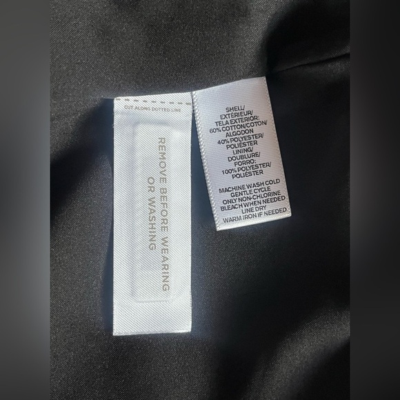 Ann Taylor LOFT Striped Navy Blue and Gray Women's Skirt Size 14 - Picture 12 of 12